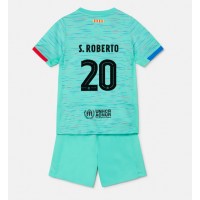 Koszulka piłkarska Barcelona Sergi Roberto #20 Strój Trzeci dla dzieci 2023-24 tanio Krótki Rękaw (+ Krótkie spodenki)